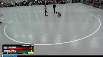 49 lbs Cons. Round 2 - Ryan Hainline, Iowa vs Samuel Myatt, B.A.M. Training Center