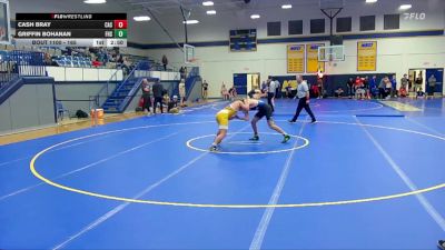 165 lbs Cons. Round 4 - Griffin Bohanan, Fort Hays State vs Cash Bray, Carl Albert State
