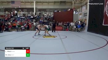 Prelims - Lance Ward, McCallie School vs Matthew Cha, The Westminster Schools