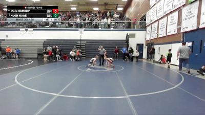 59 lbs Champ. Round 2 - Hugh Hoge, Bear Lake Wrestling Club vs John Wherry, 208 Badgers Wrestling Club