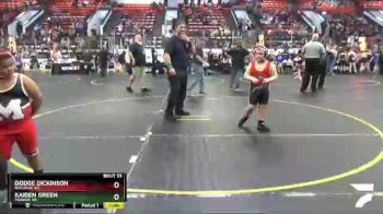 5th Place Match - Dodge Dickinson, Bellevue WC vs Kaiden Green, Monroe WC