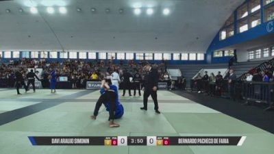 BERNARDO PACHECO DE FARIA vs DAVI ARAUJO SIMONIN 2026 FJJ Rio Carioca