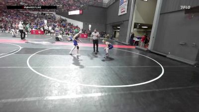 100 lbs Cons. Round 2 - Tanner Henzler, Hudson vs Kai Jacobson, LAW