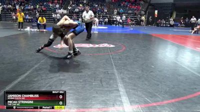 164 lbs Cons. Round 5 - Jamison Chambliss, Storm Youth WC vs Micah Stringini, The Law WC