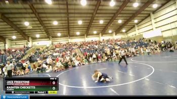 64 lbs Quarterfinal - Jace Freestone, Aviator Wrestling Club vs Kashten Checketts, MURRAY