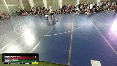 80 lbs Quarterfinals (8 Team) - Nathan Fedotov, Westlake vs Hyrum Miller, Shootbox