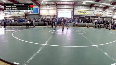 150 lbs 3rd Place Match - Emilio Roybal, SLAM! Nevada vs Abner Lopez, Spanish Springs