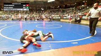 85 lbs Consi Of 16 #2 - Tyler Nowicki, Howe Wrestling School vs Rylan Henry, Brushy Wrestling Club