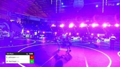 72 lbs 5th Place - Emily Johnson, Unattached vs Makenzie Santiago, Top Rank Hammers