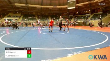 119 lbs 3rd Place - Jakoby Clifton, Sallisaw JH vs Mauricio Gonzalez, Weatherford Youth Wrestling