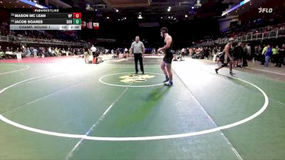 215 lbs Champ. Round 1 - Jacob Soares, Sierra vs Mason Mc Lean, West Park