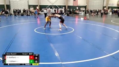 157 lbs Cons. Round 2 - Trevon Gilliam, Briar Cliff (Iowa) vs Tristan Stafford, Western Wyoming College