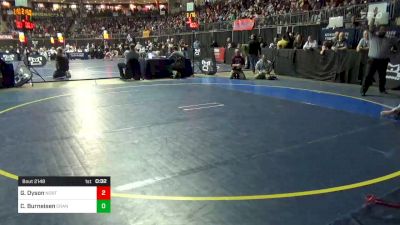 50 lbs Round Of 16 - Graham Dyson, North Pocono vs Carter Burneisen, Cranberry