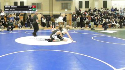 132 lbs 5th Place - Bryce Brown, Mt. Hope vs Bret Foley, Marshfield