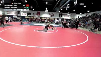 132 lbs Cons. Round 1 - Landen Cordrey, Temecula Valley vs Jeremiah Gomez, Don Lugo