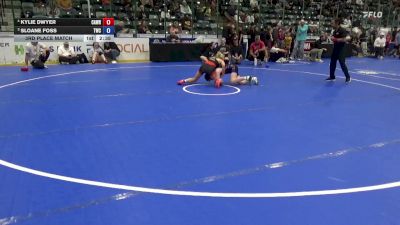 105 lbs 3rd Place Match - Kylie Dwyer, Caveman Wrestling vs Sloane Foss, TWC