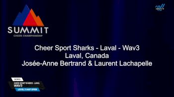 Cheer Sport Sharks - Laval - Wav3 [2025 L3 IASF Open Semis] 2025 The Summit