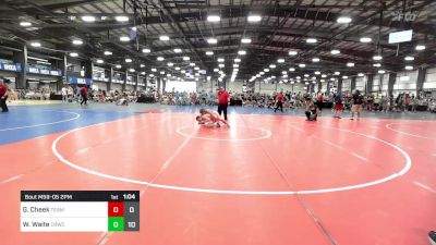 120 lbs Rr Rnd 2 - Gavin Cheek, Team Nebraska Silver vs Waylon Waite, Camp Reynolds Wrestling Club