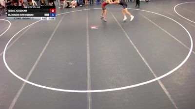132 lbs Cons. Round 3 - Issac Guzman vs Jackson Stensrud, Wrestling Brotherhood
