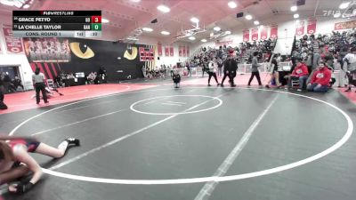 115 lbs Cons. Round 1 - La`Chelle Taylor, Banning vs Grace Petyo, Great Oak