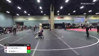 133 lbs Consi Of 8 #2 - Caleb Hernandez, Ohio State WC vs Martial Sutton, UCONN
