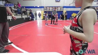 46 lbs Quarterfinal - Maverick Schadegg, Skiatook Youth Wrestling vs Raiden Gaches, Pawnee Wrestling Club