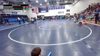 113 lbs Champ. Round 1 - Bryson Lopez, Wheatland vs Colin McCoy, Chadron