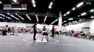 126 lbs Round 5 (6 Team) - Alex Blanc, West Forsyth Wrestling Club vs Dylan Lynn, Fuller Wrestling Center
