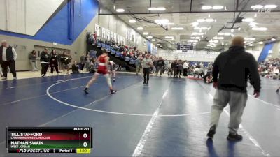 130 lbs Cons. Round 4 - Nathan Swain, West Jordan vs Till Stafford, Champions Wrestling Club