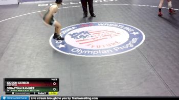 170 lbs Cons. Round 4 - Gideon Gerber, California vs Sebastian Ramirez, De La Salle High School Wrestling