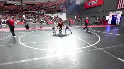 66 lbs 1st Place Match - Oliver Page, AF Green Demons vs Smith Wickman, Evansville Wrestling Club