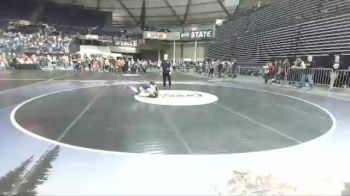 63 lbs Champ. Round 2 - Leo Dardeau, Vashon Island Junior Wrestling vs Larsen Butterfield, Inland Northwest Wrestling Training Center