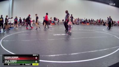 40 lbs Semis (4 Team) - Kohen Morris, Georgia United Blue vs Vale Torres, Oklahoma Elite