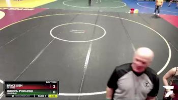 95 lbs Semifinal - Hudson Piekarski, Moorhead vs Bryce Siem, St. James