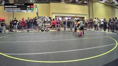 132 lbs Round Of 128 - Brayden Bosh, Sanderson Wr Ac vs Jonathan Barbosa, No Mercy WC