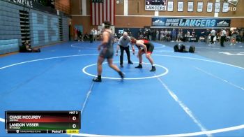 175 lbs Quarterfinal - Landon Visser, Mt Ridge vs Chase Mccurdy, Uintah