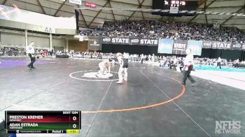 1A 113 lbs Semifinal - Adan Estrada, Toppenish vs Preston Kremer, Newport