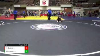 117 lbs Quarterfinal - Isaiah Garzaro, California vs Jayden Gonzalez, Shafter Youth Wrestling