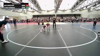 65-B lbs Consi Of 8 #2 - Ash Henecker, RedNose Wrestling School vs Tyler Foreman, The Hunt Wrestling Club