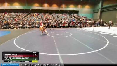 145 lbs Semifinal - Taylor McManus-Sanchez, Sunnyslope vs Whitney Heit, Bishop Manogue Catholic High