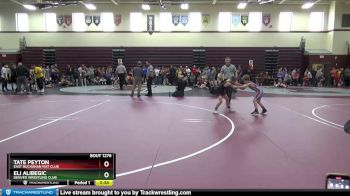 PW-12 lbs Semifinal - Eli Alibegic, Denver Wrestling Club vs Tate Peyton, East Buchanan Mat Club