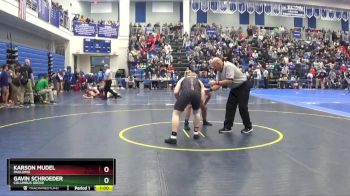 190 lbs Cons. Round 3 - Karson Mudel, PAULDING vs Gavin Schroeder, COLUMBUS GROVE