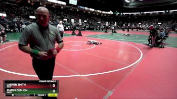 58 lbs Champ. Round 2 - Maxim DeShon, NBHA vs Jasper Smith, RIKA