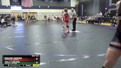 170 lbs Semifinal - Raelene Hawkins, Iowa Valley, Marengo vs Molly Carlson, Iowa City, City High