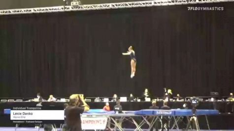 Lexie Danko - Individual Trampoline, World Elite - 2021 USA Gymnastics Championships