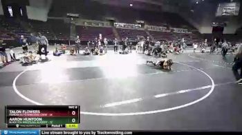 98 lbs Round 4 (10 Team) - Aaron Huntoon, Black Fox Wrestling Academy vs Talon Flowers, Pomona Elite/Wrecking Crew