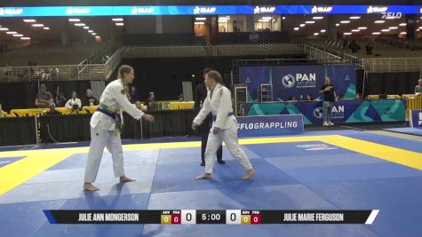 Julie Marie Ferguson vs Julie Ann Mongerson 2025 Pan Jiu Jitsu IBJJF Championship