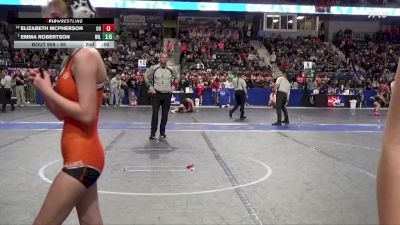 95 lbs Cons. Round 2 - Adelyn Schmale, Trailhands vs Liberty Gray, OZ Trojan