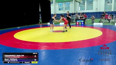 49kg Round 2 - Taranpreet Dhillon, Canadian Mal Wrestling vs Riley Papalia, Lakeland Legends WA