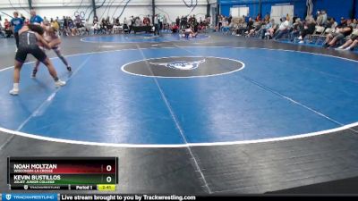 Silver 133 lbs Cons. Round 4 - Kevin Bustillos, Joliet Junior College vs Noah Moltzan, Wisconsin-La Crosse